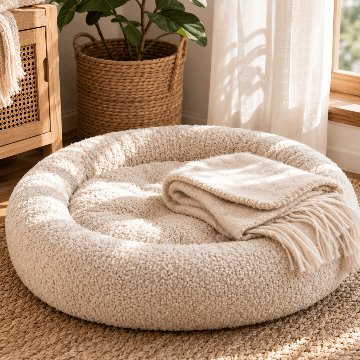 Pet Snug Kit — A wool-blend bed insert and a small blanket so the softest member of the household has a warm corner too.